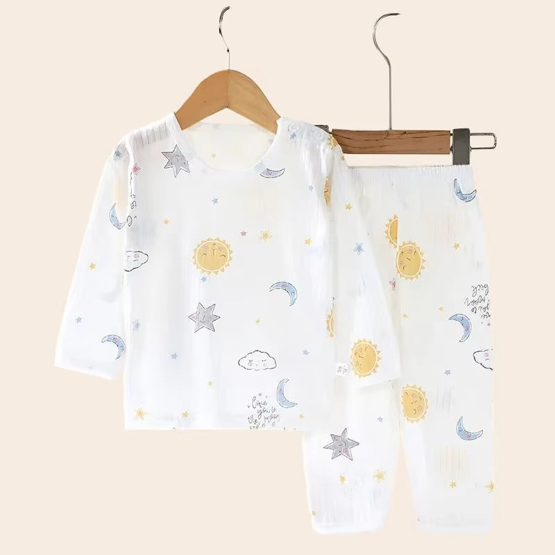 PlayDream – 2-Piece Kids Cartoon Cotton Pajama Set