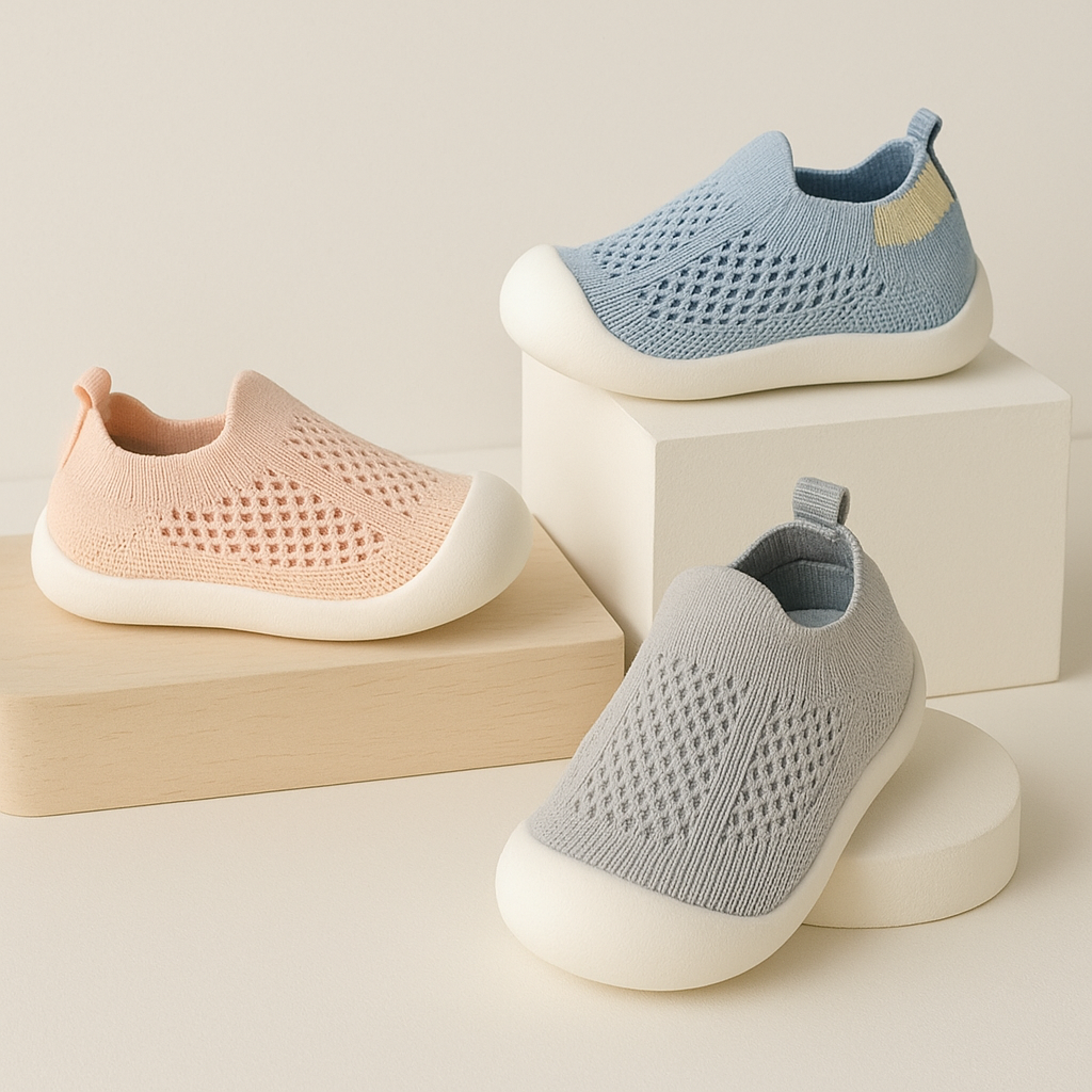 HappyFeet – Kids Breathable Non-Slip Sneakers