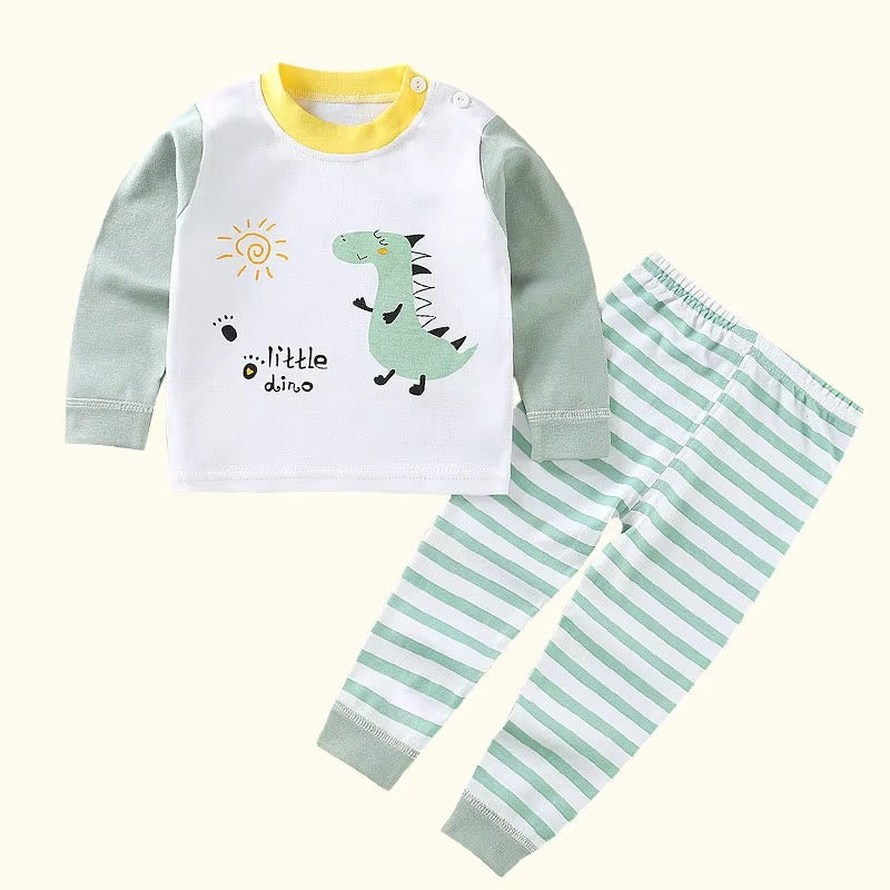 CartoonNest – 2-Piece Kids Cartoon Pajama Set