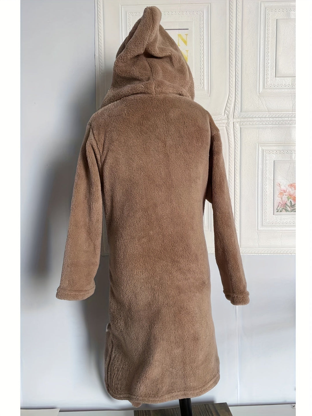 CozyCloud – Kids Hooded Flannel Bathrobe