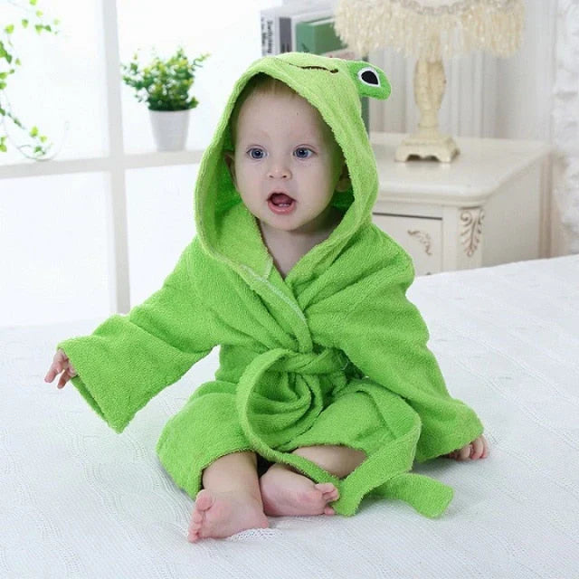 SnuggleWrap – Baby Hooded Cotton Bathrobe