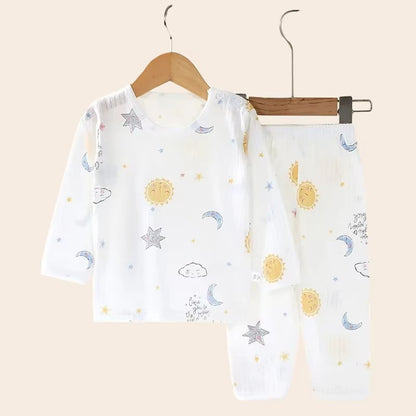 PlayDream – 2-Piece Kids Cartoon Cotton Pajama Set