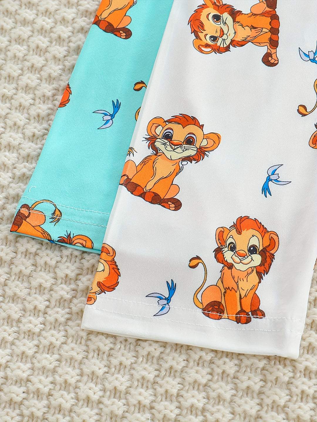 RoarNest – 2-Piece Boys Lion Pajama Set