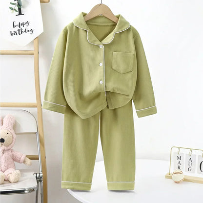 CalmNest – 2-Piece Kids Cotton Pajama Set