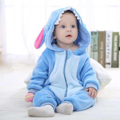 CozyCritters – Baby Animal Hooded Jumpsuit