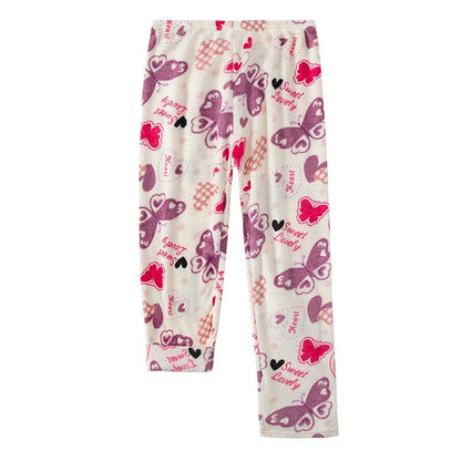 SweetHearts – 2-Piece Girls Heart Fleece Pajama Set