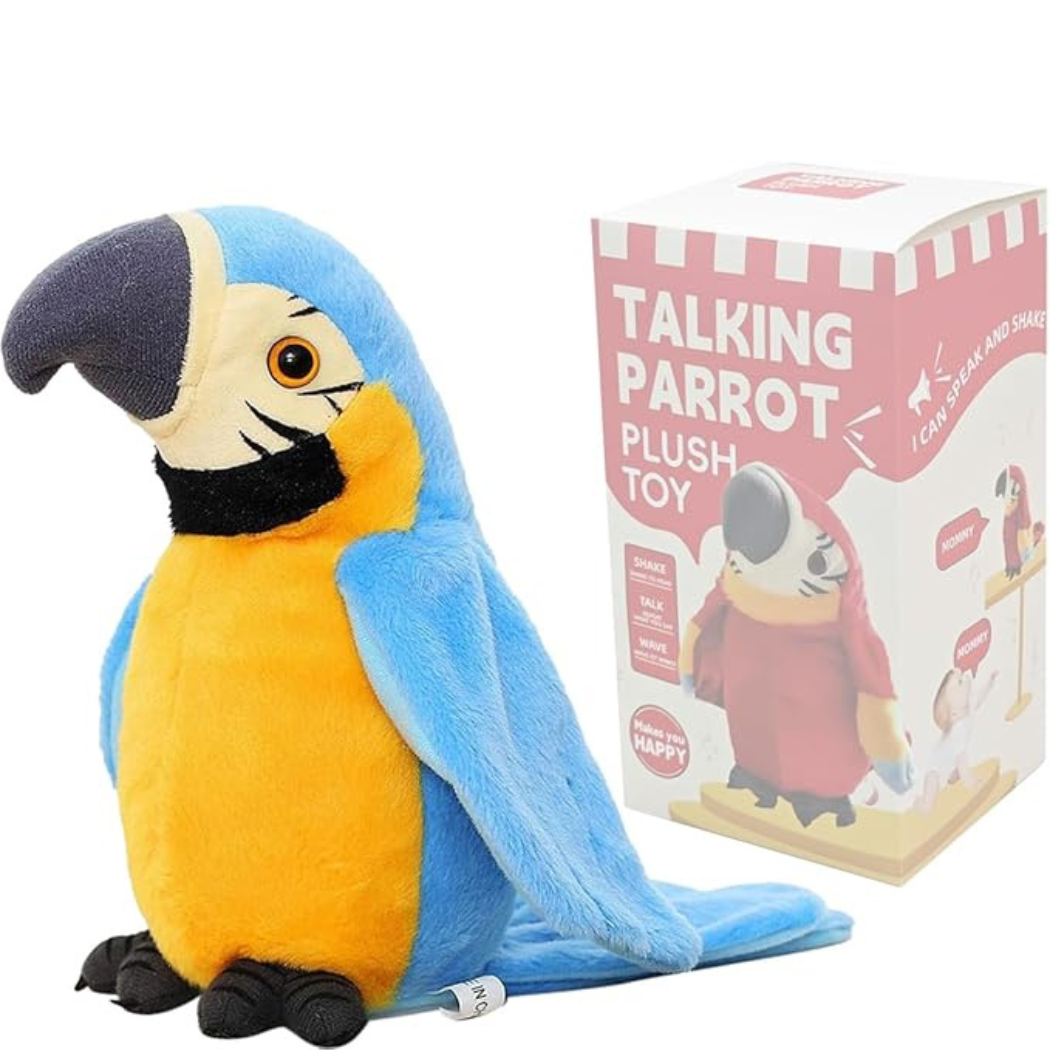 TalkieTuk – Kids Talking Parrot Plush Toy