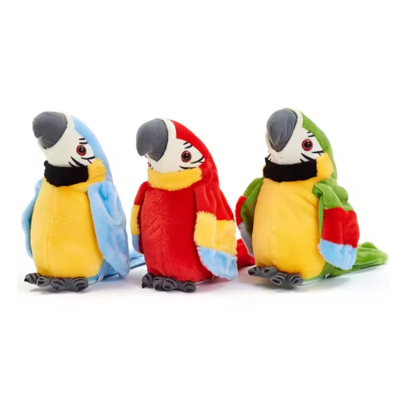 TalkieTuk – Kids Talking Parrot Plush Toy