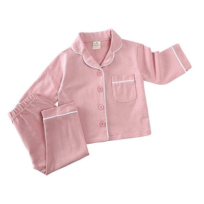 CozyNest – 2-Piece Baby Button Pajama Set