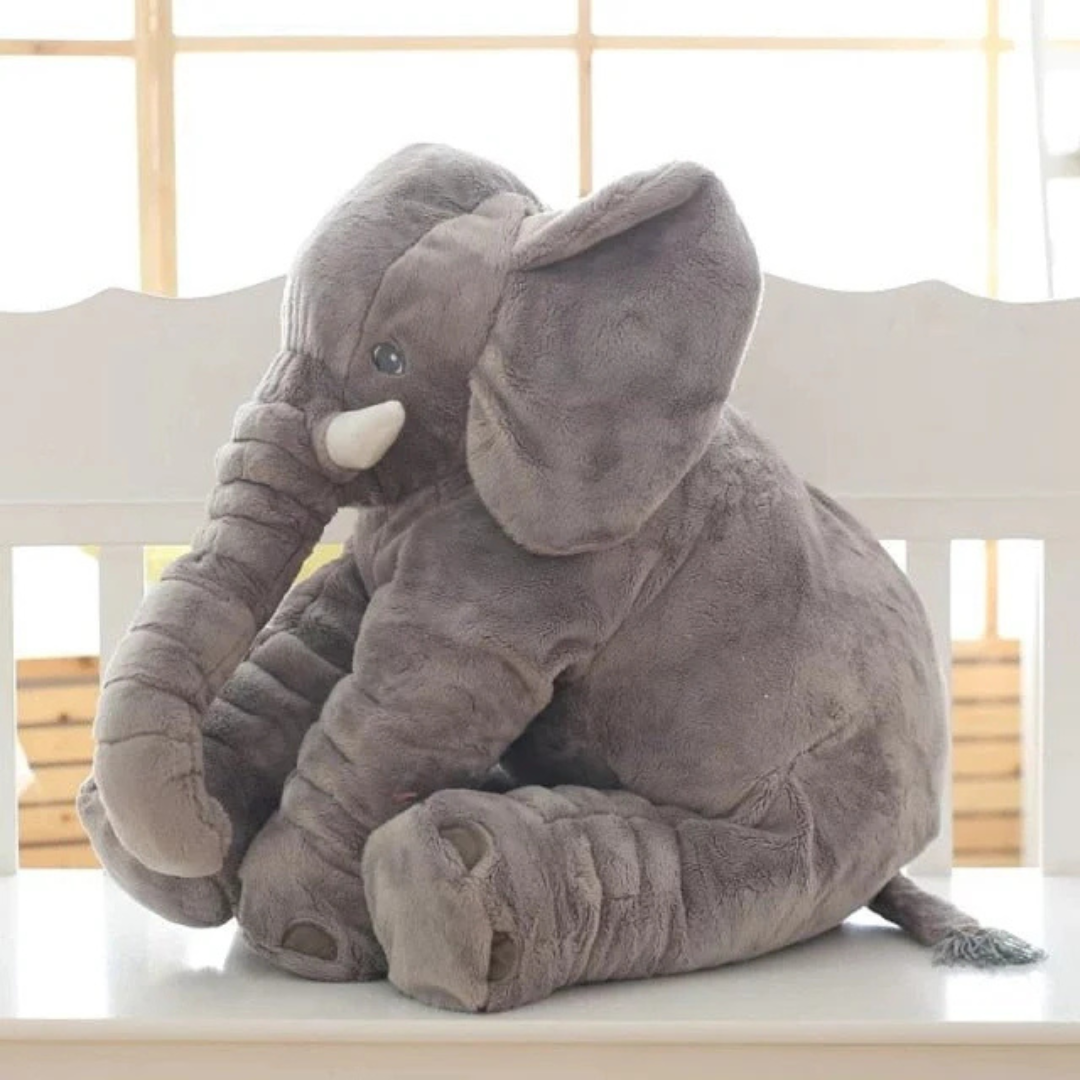 DreamEle – Soft Plush Elephant Cuddle Pillow