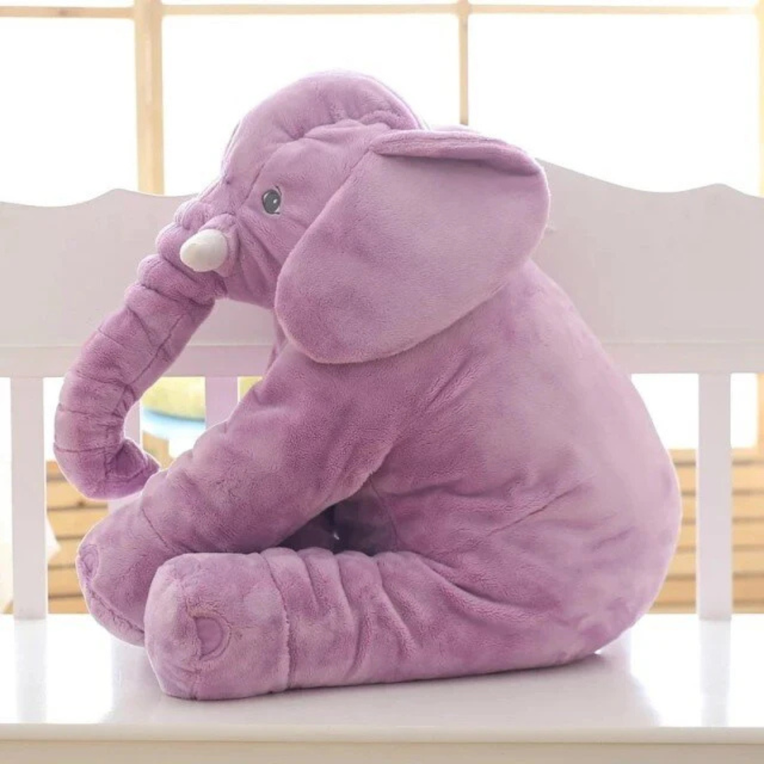 DreamEle – Soft Plush Elephant Cuddle Pillow