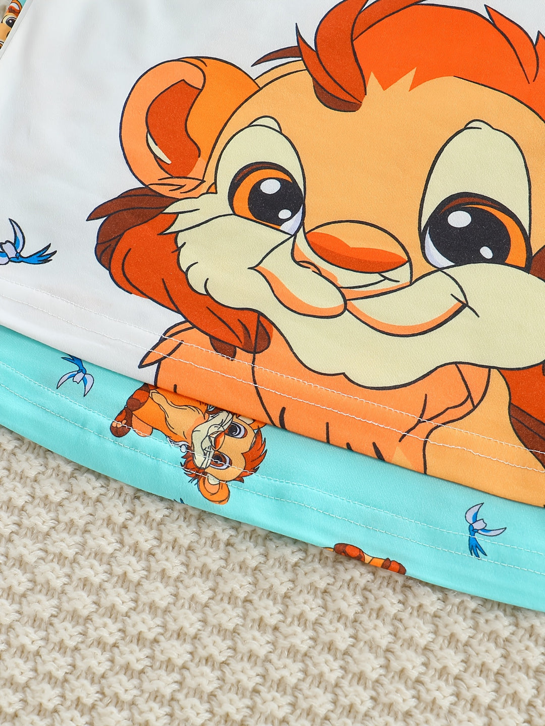 RoarNest – 2-Piece Boys Lion Pajama Set