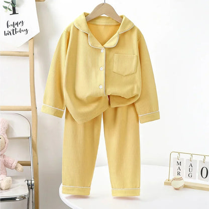 CalmNest – 2-Piece Kids Cotton Pajama Set
