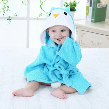 SnuggleWrap – Baby Hooded Cotton Bathrobe
