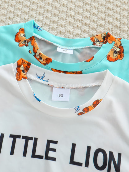 RoarNest – 2-Piece Boys Lion Pajama Set