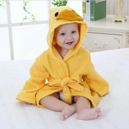 SnuggleWrap – Baby Hooded Cotton Bathrobe