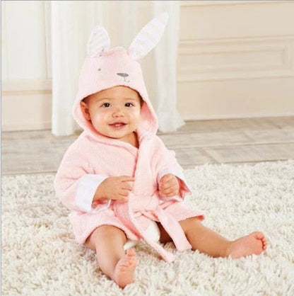 SnuggleWrap – Baby Hooded Cotton Bathrobe