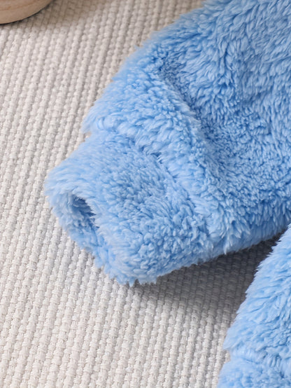 PandaNest – 2-Piece Girls Panda Fleece Pajama Set