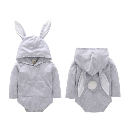 BunnySnug – Baby Rabbit Ear Hooded Jumpsuit