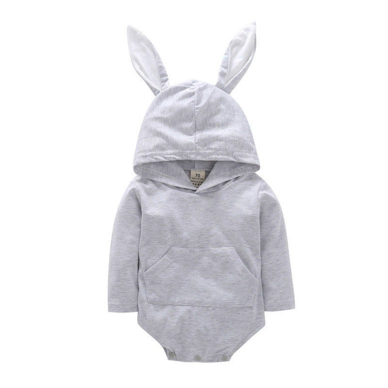 BunnySnug – Baby Rabbit Ear Hooded Jumpsuit