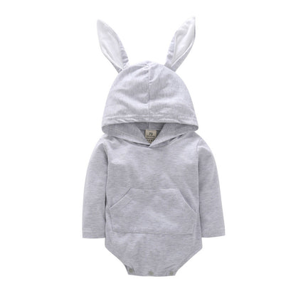 BunnySnug – Baby Rabbit Ear Hooded Jumpsuit