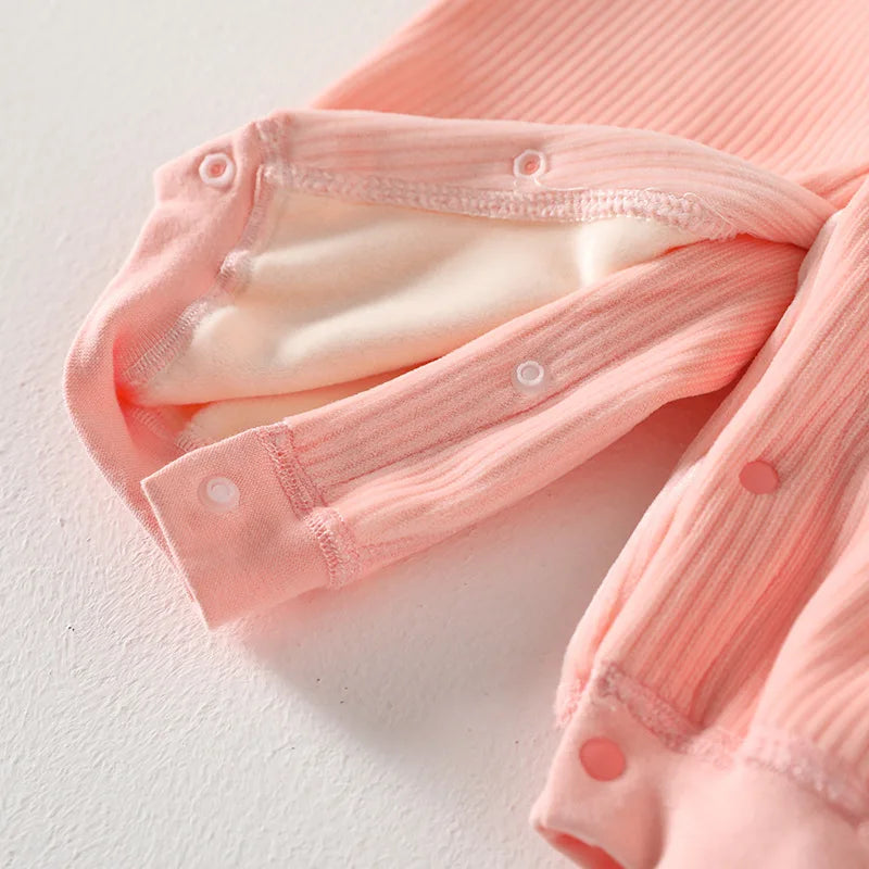 CozyCubs – Baby Fleece Cartoon Jumpsuit