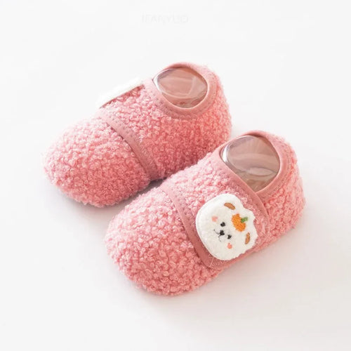 SnuggleSteps – Baby Fleece Non-Slip Sock Slippers