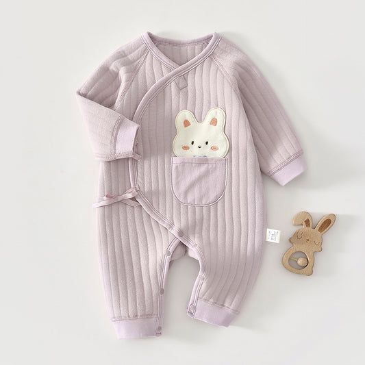 ButterflyCuddle – Baby Cotton Warm Jumpsuit