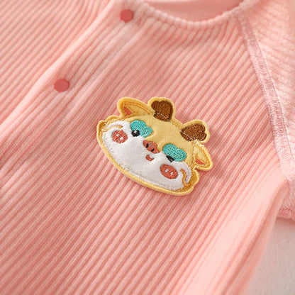 CozyCubs – Baby Fleece Cartoon Jumpsuit