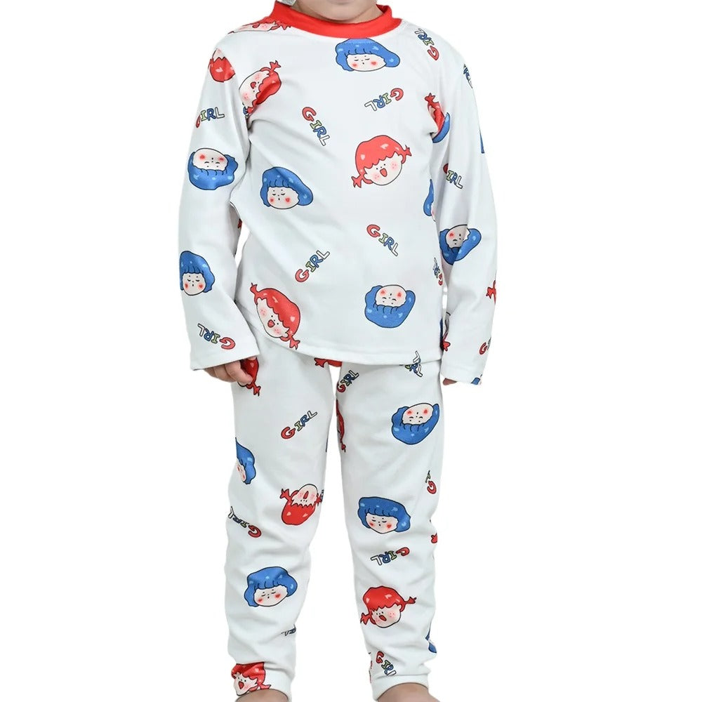 DreamCartoon – 2-Piece Kids Cartoon Cotton Pajama Set