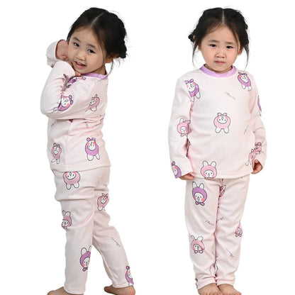 DreamCartoon – 2-Piece Kids Cartoon Cotton Pajama Set