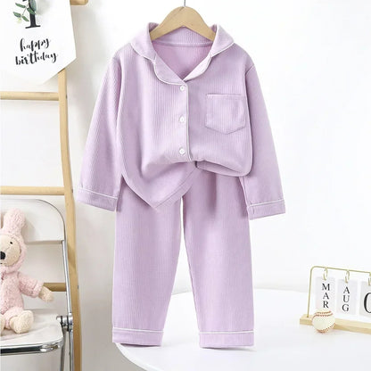 CalmNest – 2-Piece Kids Cotton Pajama Set