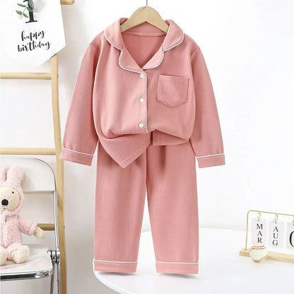 CalmNest – 2-Piece Kids Cotton Pajama Set