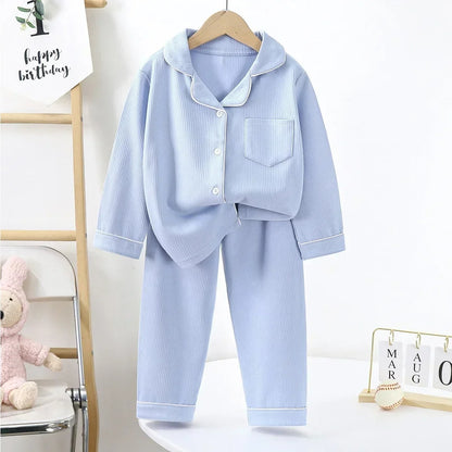 CalmNest – 2-Piece Kids Cotton Pajama Set