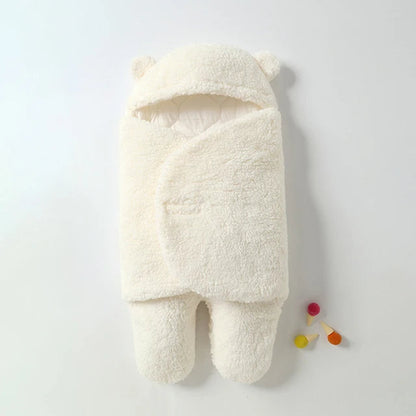 SnuggleBear – Baby Hooded Swaddle Blanket