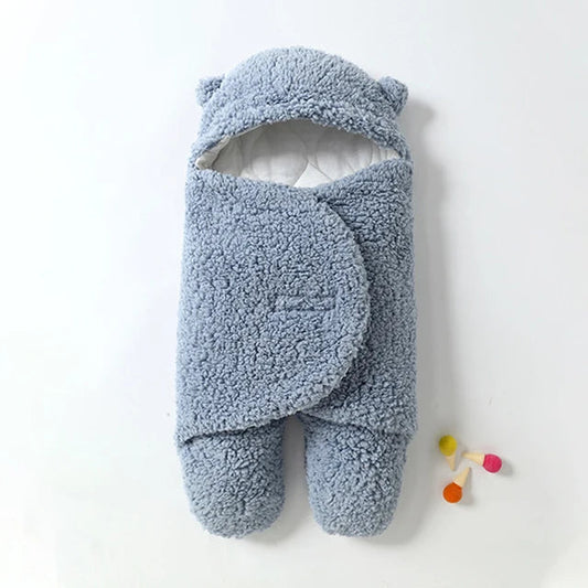 SnuggleBear – Baby Hooded Swaddle Blanket