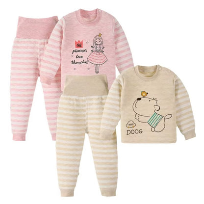 SnuggleCubs – 2-Piece Kids Cartoon Winter Pajama Set