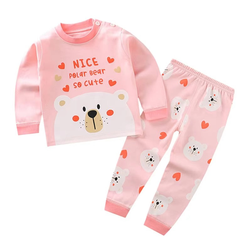 CartoonNest – 2-Piece Kids Cartoon Pajama Set
