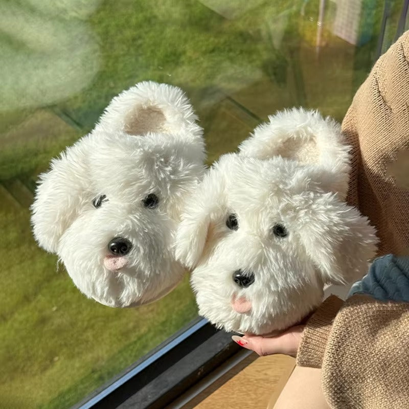 FluffCharm – Women’s Plush Cartoon Winter Slippers