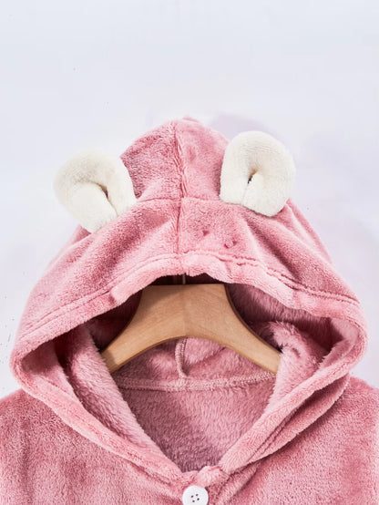 SweetHearts – Girls Hooded Heart Bathrobe