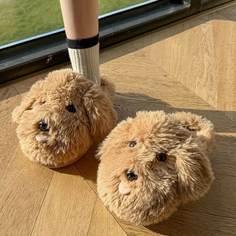 FluffCharm – Women’s Plush Cartoon Winter Slippers