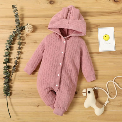 TinyCuddle – Baby Hooded Ear Romper