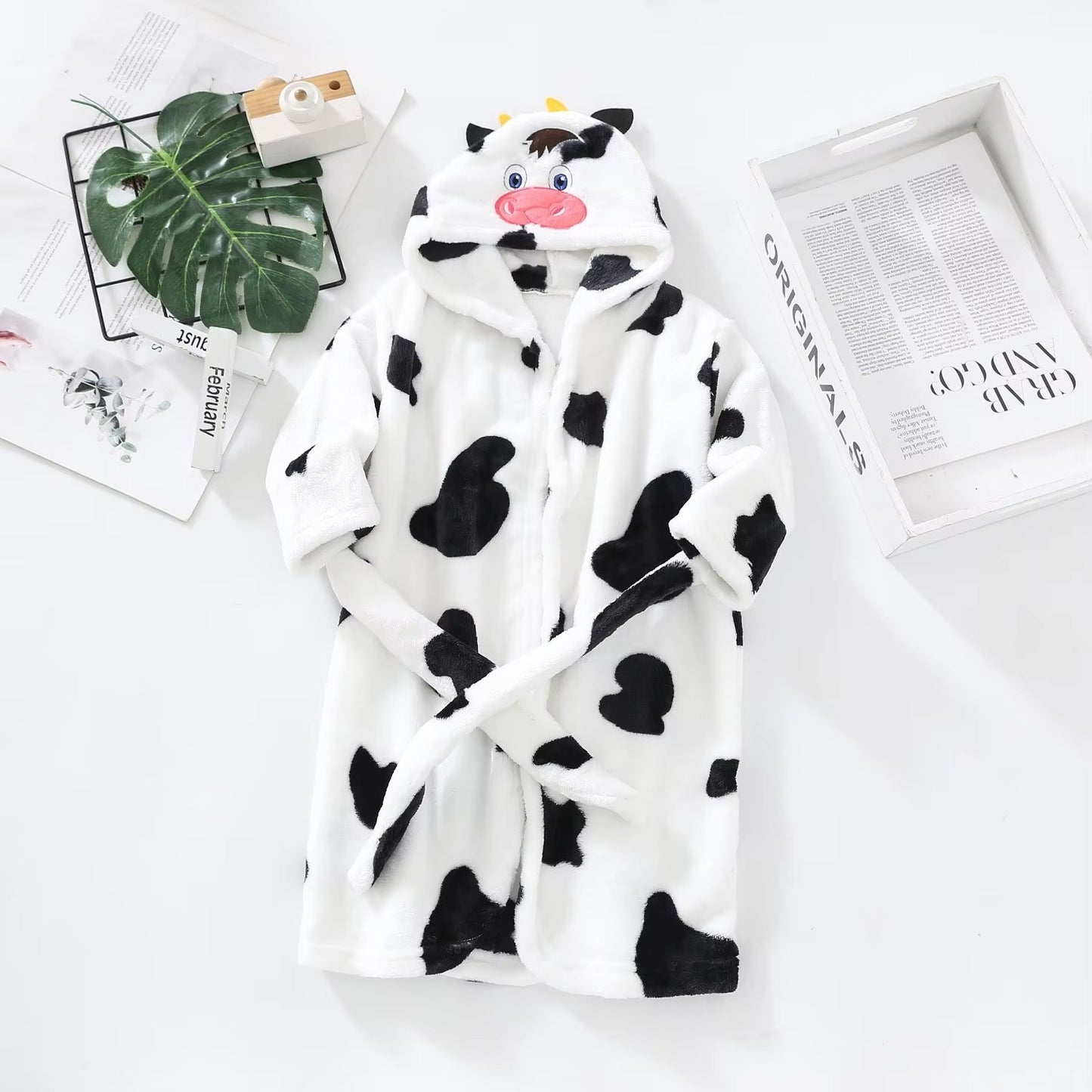 PandaSnuggle – Kids Panda Hooded Bathrobe