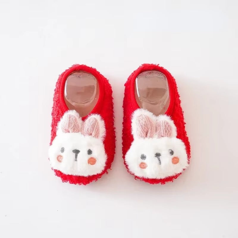 TinySnug – Baby Plush Non-Slip Sock Slippers