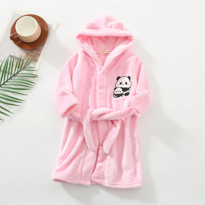 PandaSnuggle – Kids Panda Hooded Bathrobe