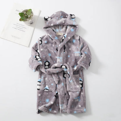 PandaSnuggle – Kids Panda Hooded Bathrobe