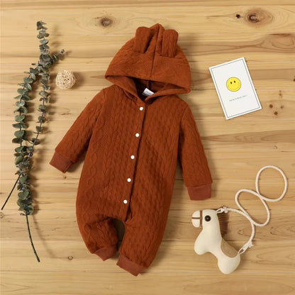 TinyCuddle – Baby Hooded Ear Romper