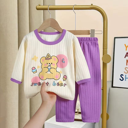 BearSnug – 2-Piece Kids Bear Print Pajama Set