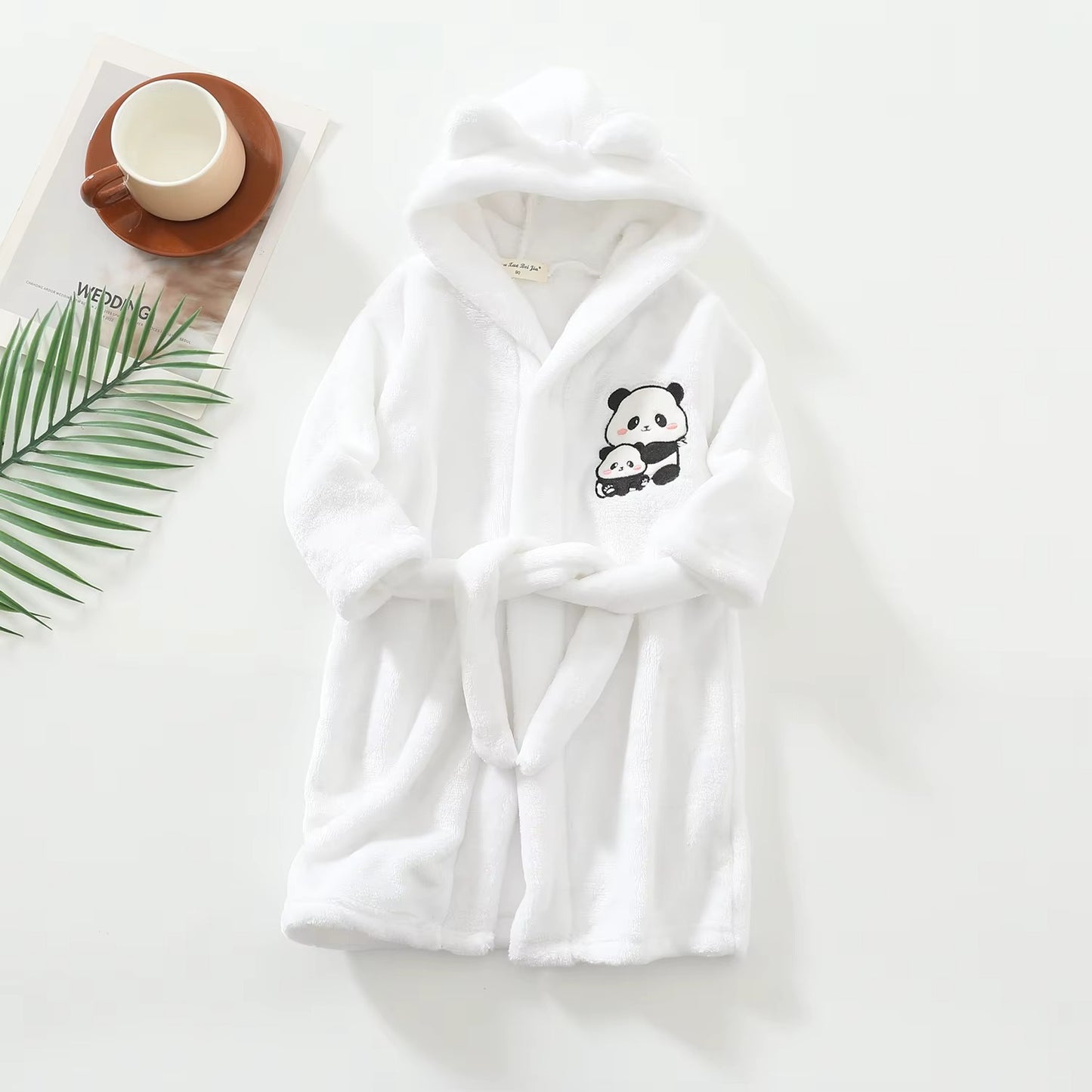 PandaSnuggle – Kids Panda Hooded Bathrobe