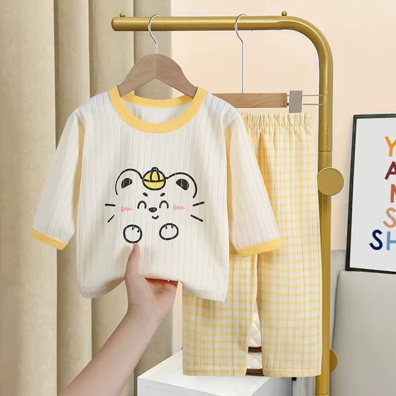 BearSnug – 2-Piece Kids Bear Print Pajama Set